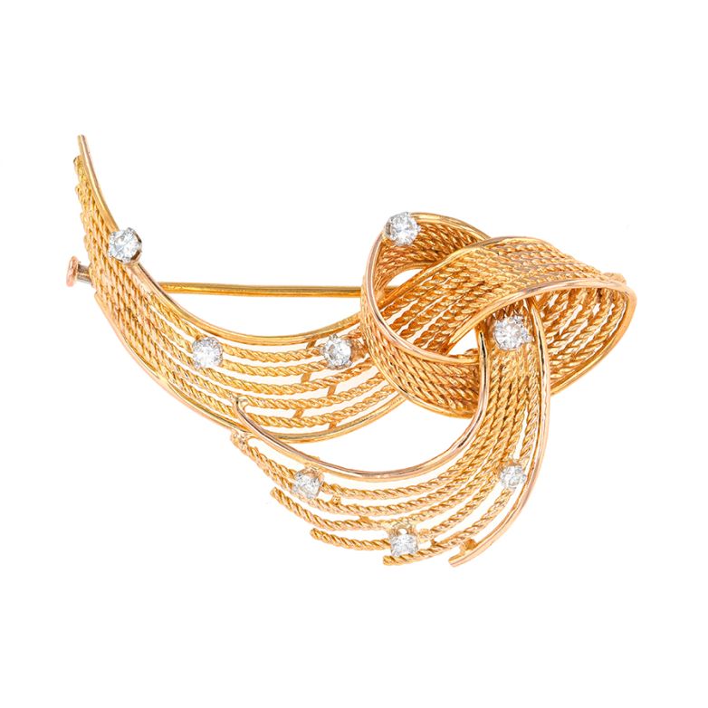 Acheter Broche vintage diamants 0.52 carat 2 ors 12.95g Comme neuf - 2100,00 € Broche vintage diamants 0.52 carat 2 ors 12.95g Comme neuf - reconditionné disponible sur Gemme Les Bijoux